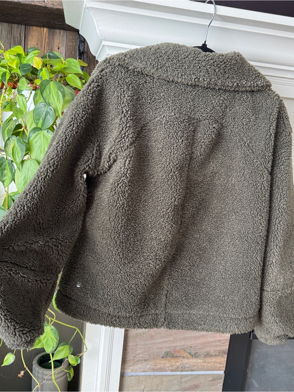 Olive Green Lululemon Teddy Jacket - Picture 3 of 3